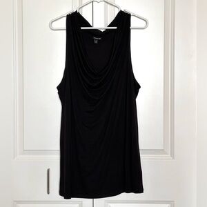 Torrid Women's Black Draped Tank Top